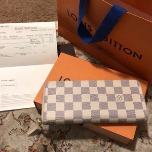 Louis Vuitton Damier Azur Clemence Wallet